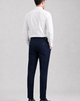 Pantalone sartoriale con fibbia di regolazione laterale