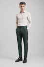 Pantalone  sartoriale con fibbia di  regolazione laterale