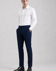 Pantalone  sartoriale con fibbia di  regolazione laterale