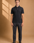 Polo 100% cotone con collo camicia