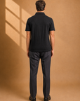 Polo 100% cotone con collo camicia