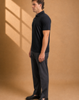 Polo 100% cotone con collo camicia