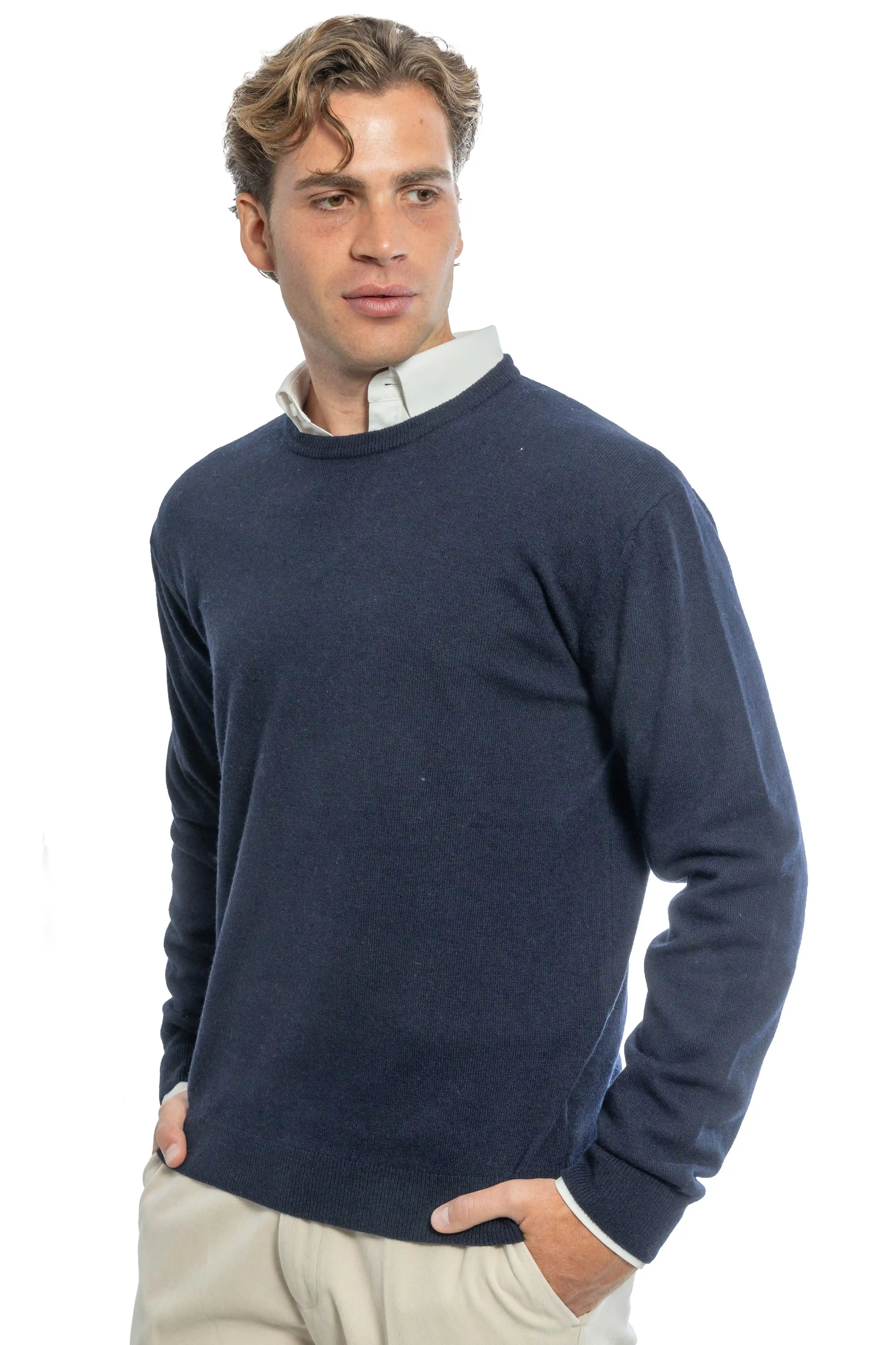 Girocollo in Lana e Cashmere