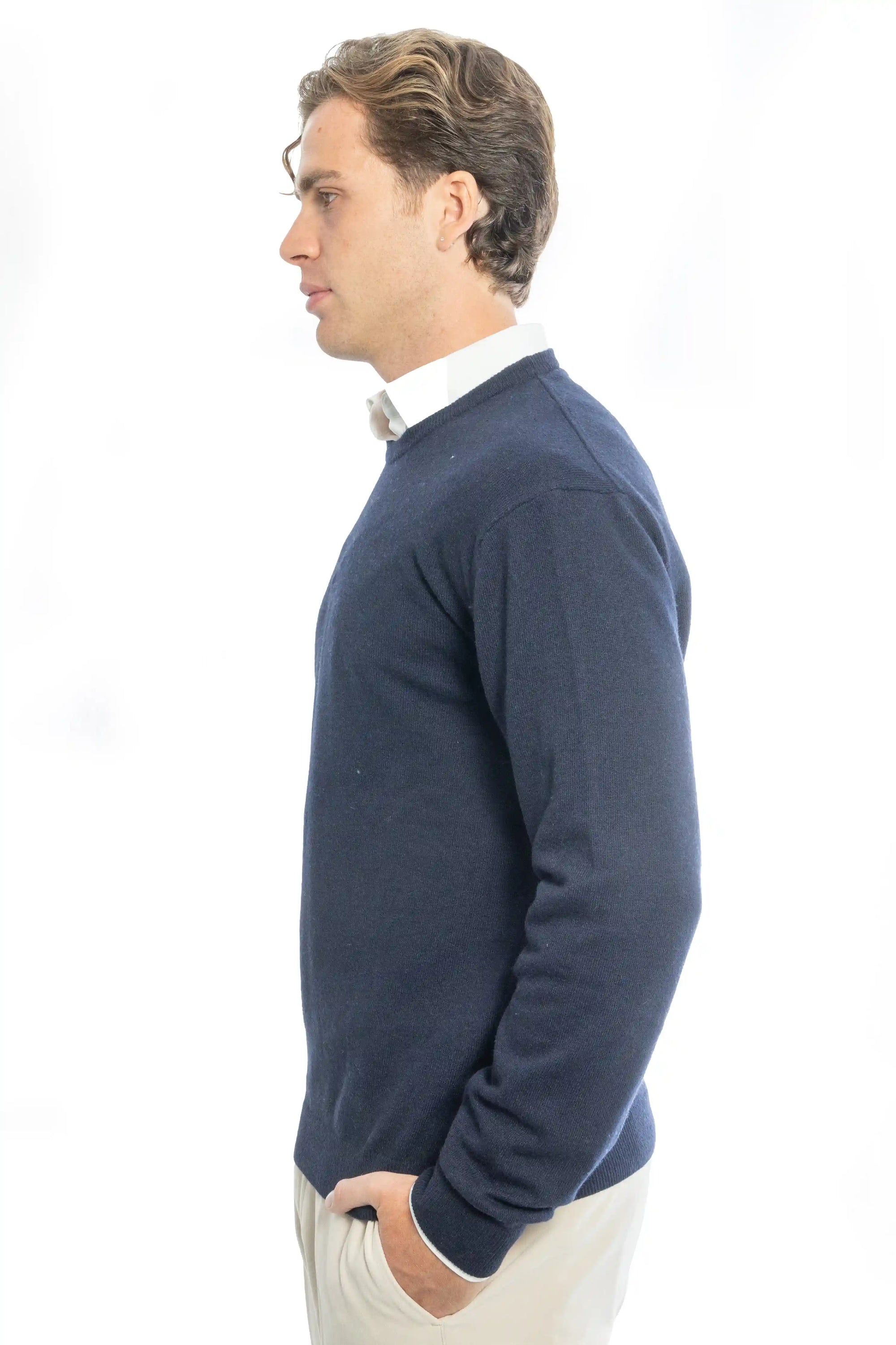 Girocollo in Lana e Cashmere