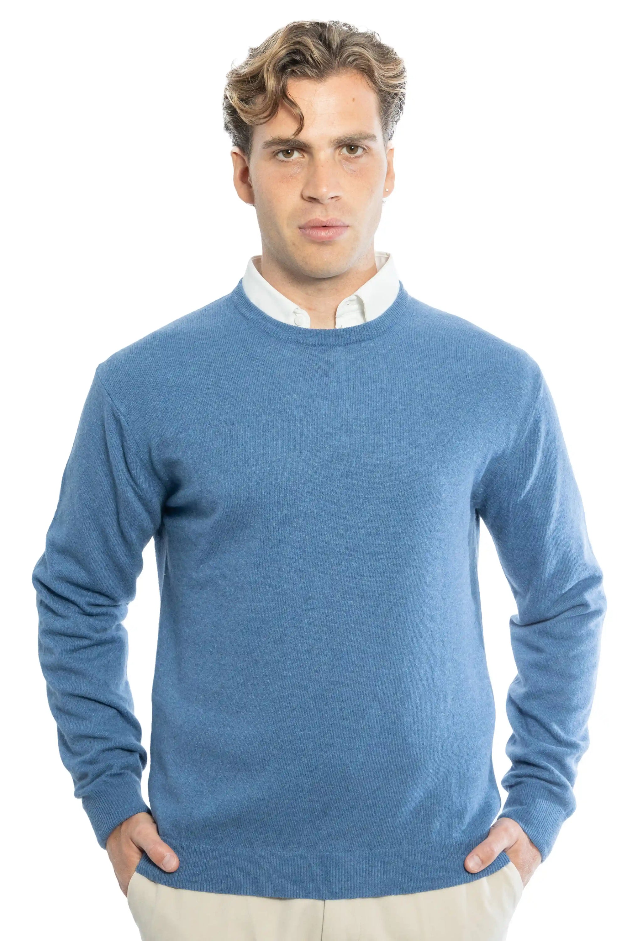 Girocollo in Lana e Cashmere