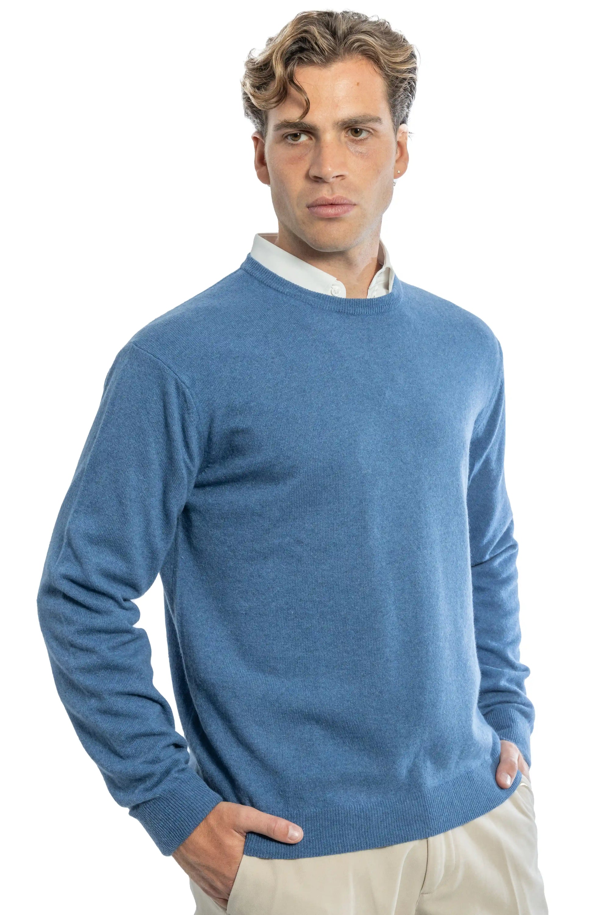 Girocollo in Lana e Cashmere