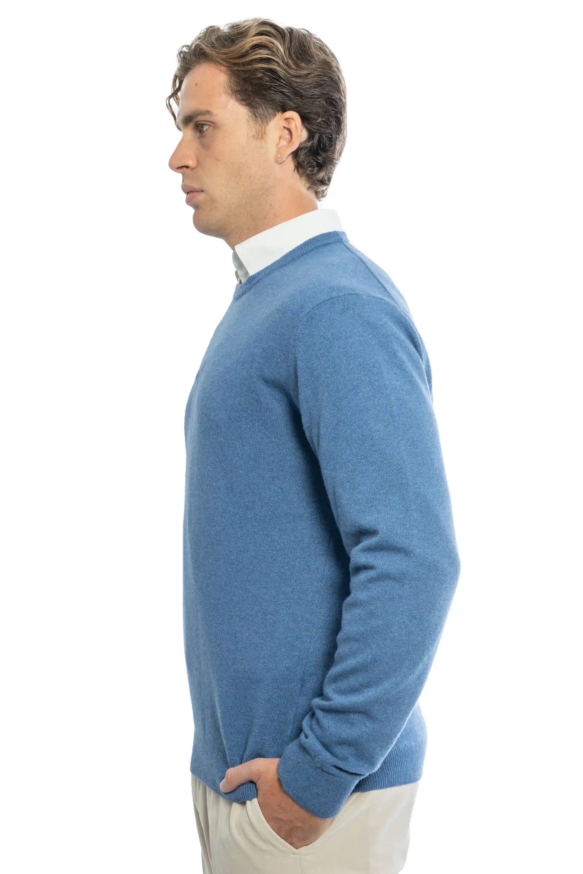 Girocollo in Lana e Cashmere