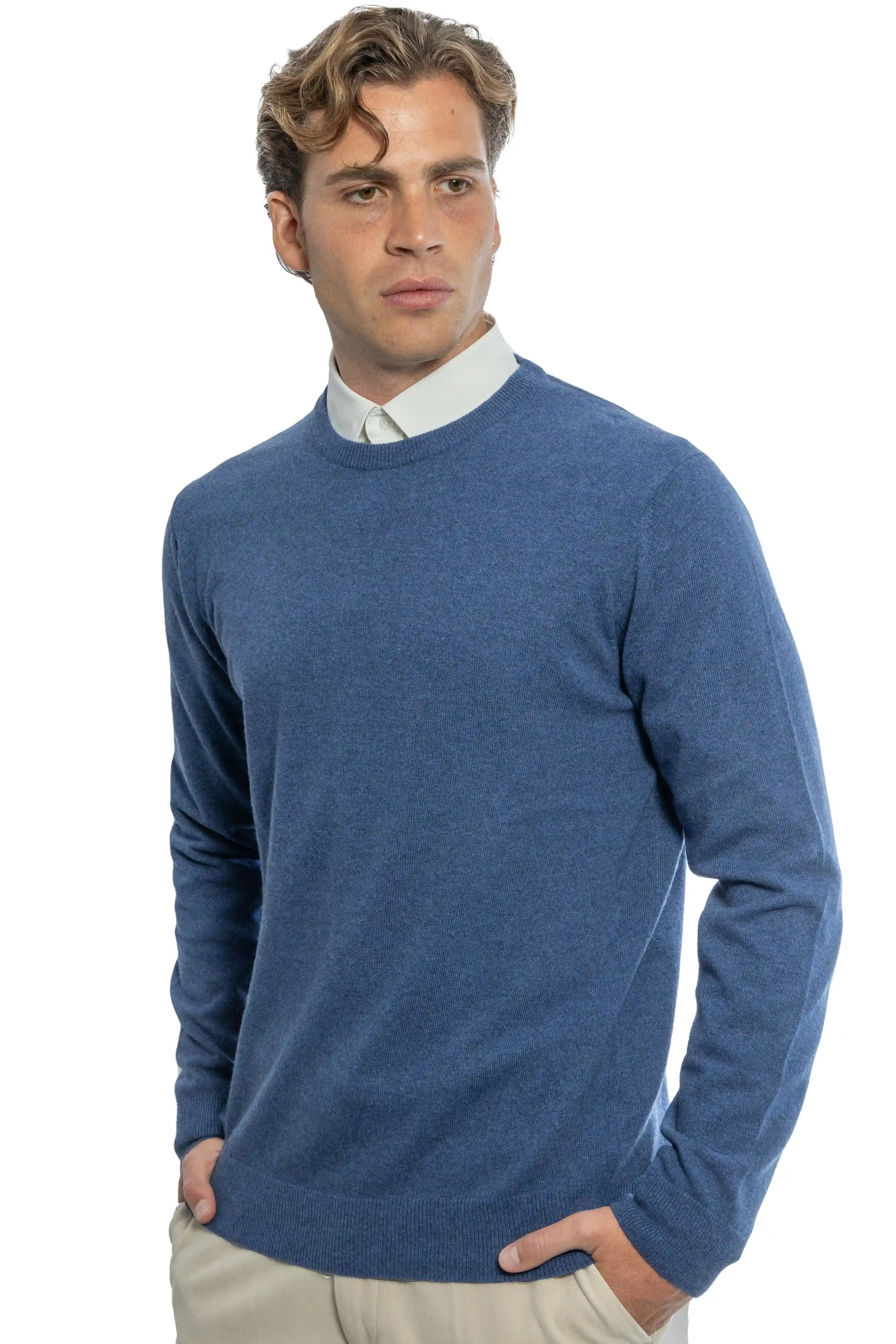 Girocollo in Lana e Cashmere