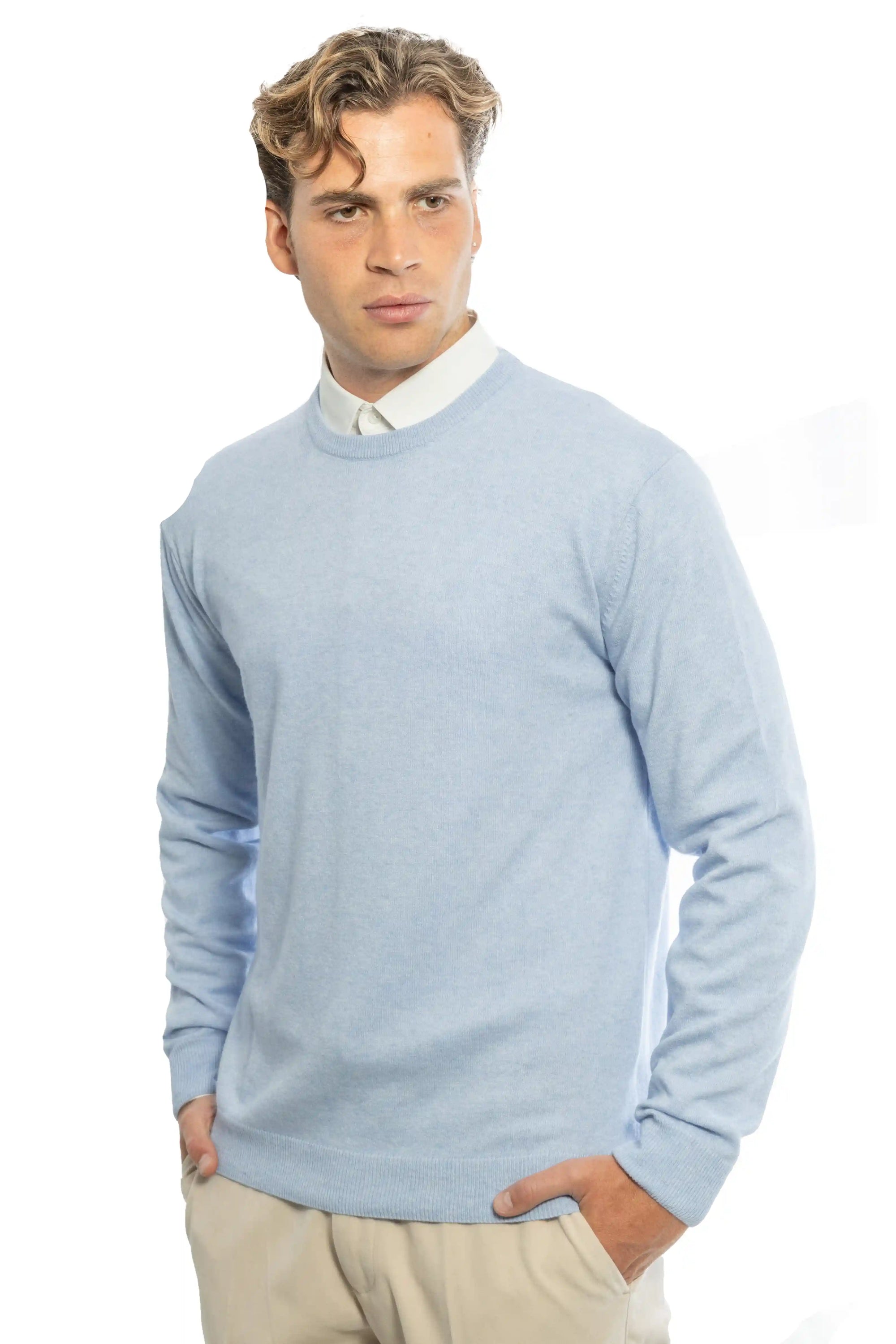 Girocollo in Lana e Cashmere