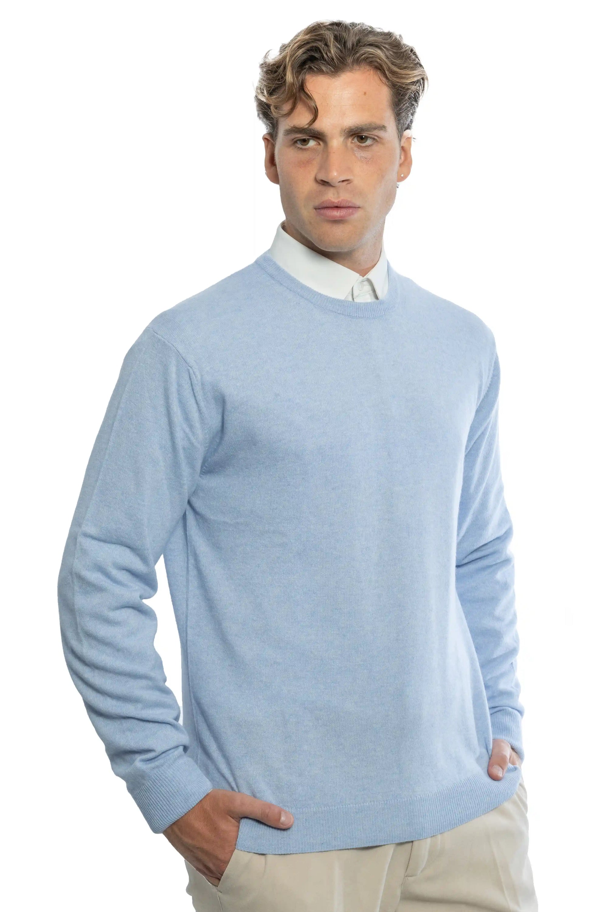 Girocollo in Lana e Cashmere