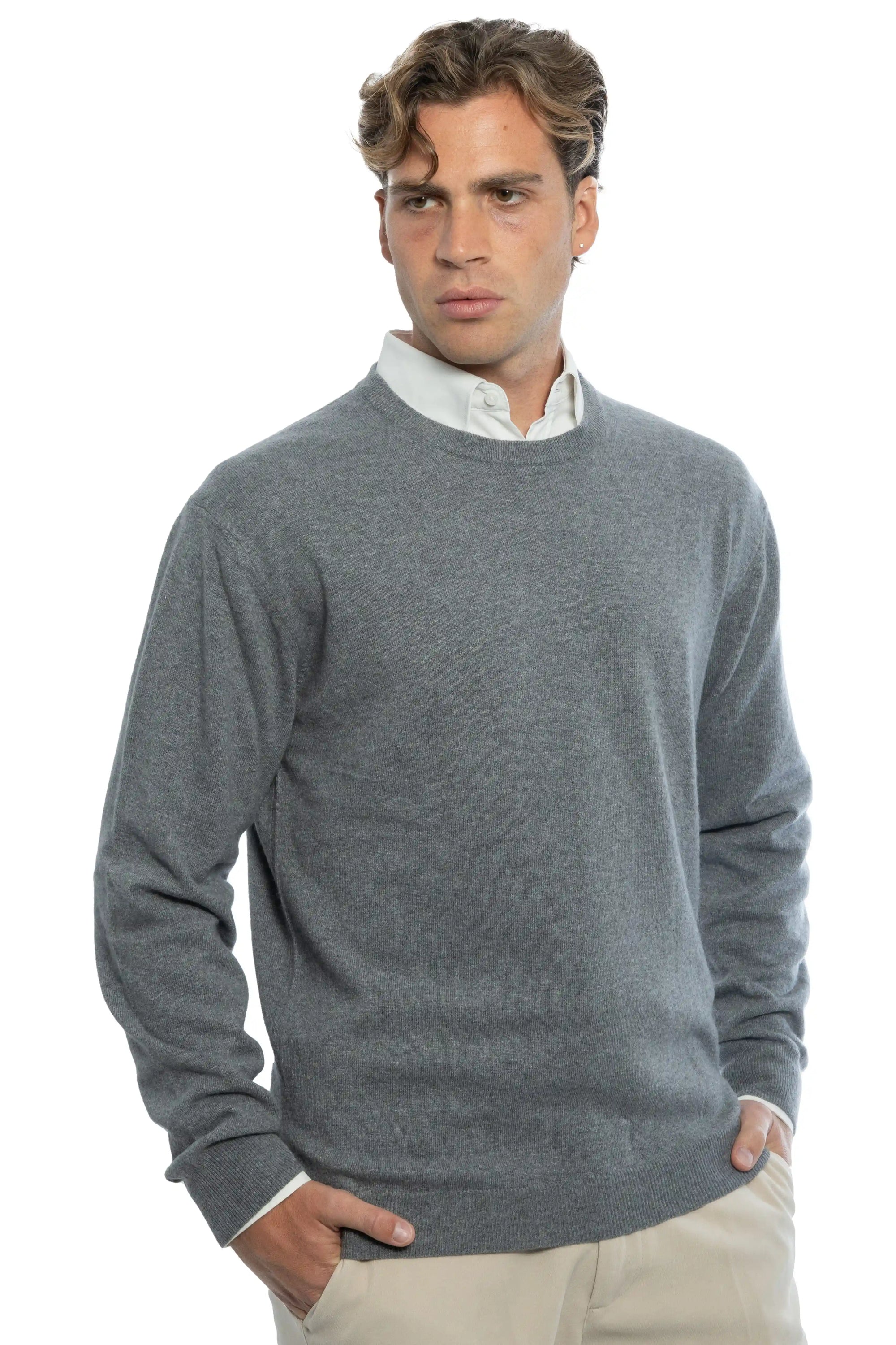 Girocollo in Lana e Cashmere