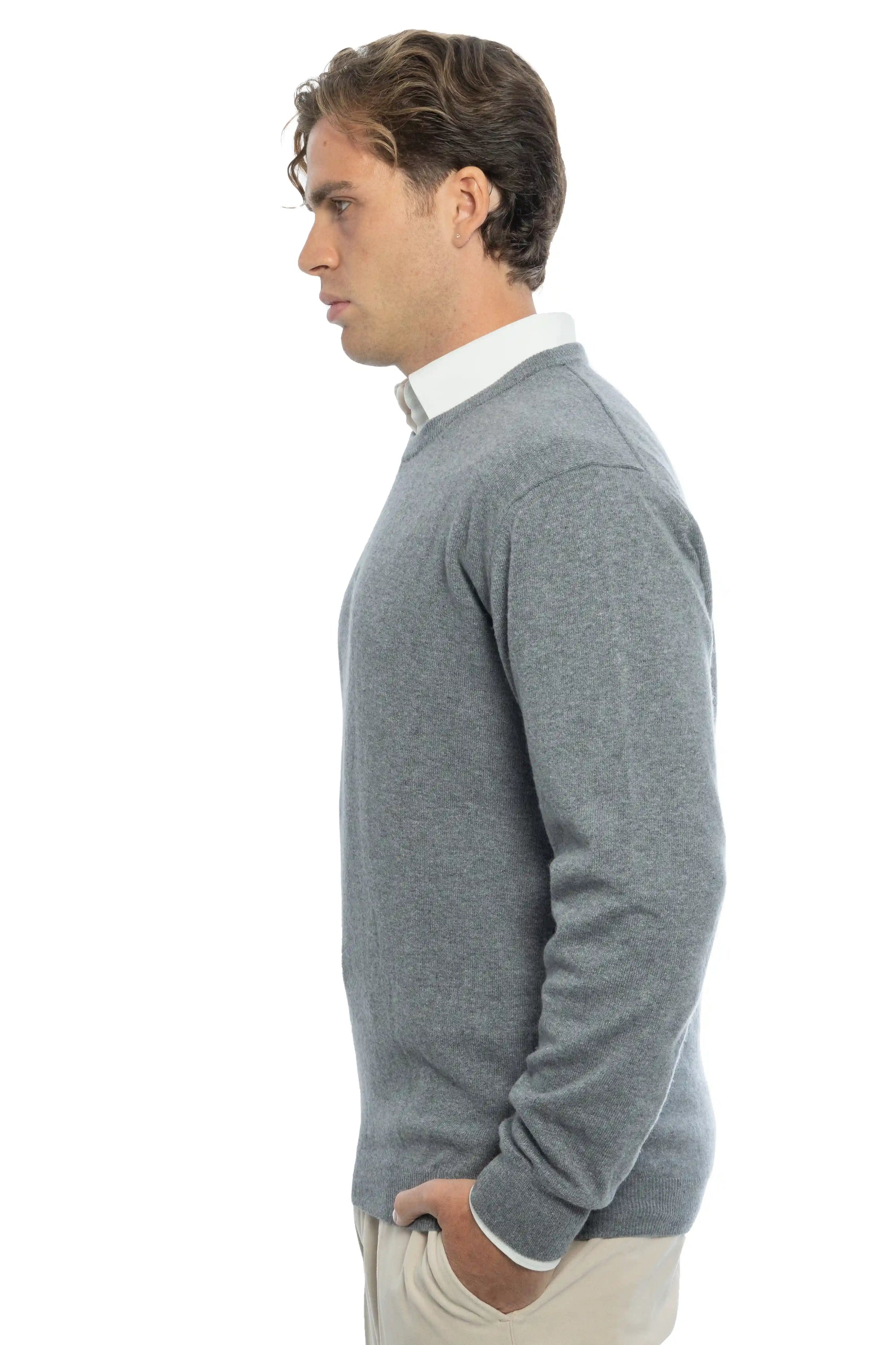 Girocollo in Lana e Cashmere