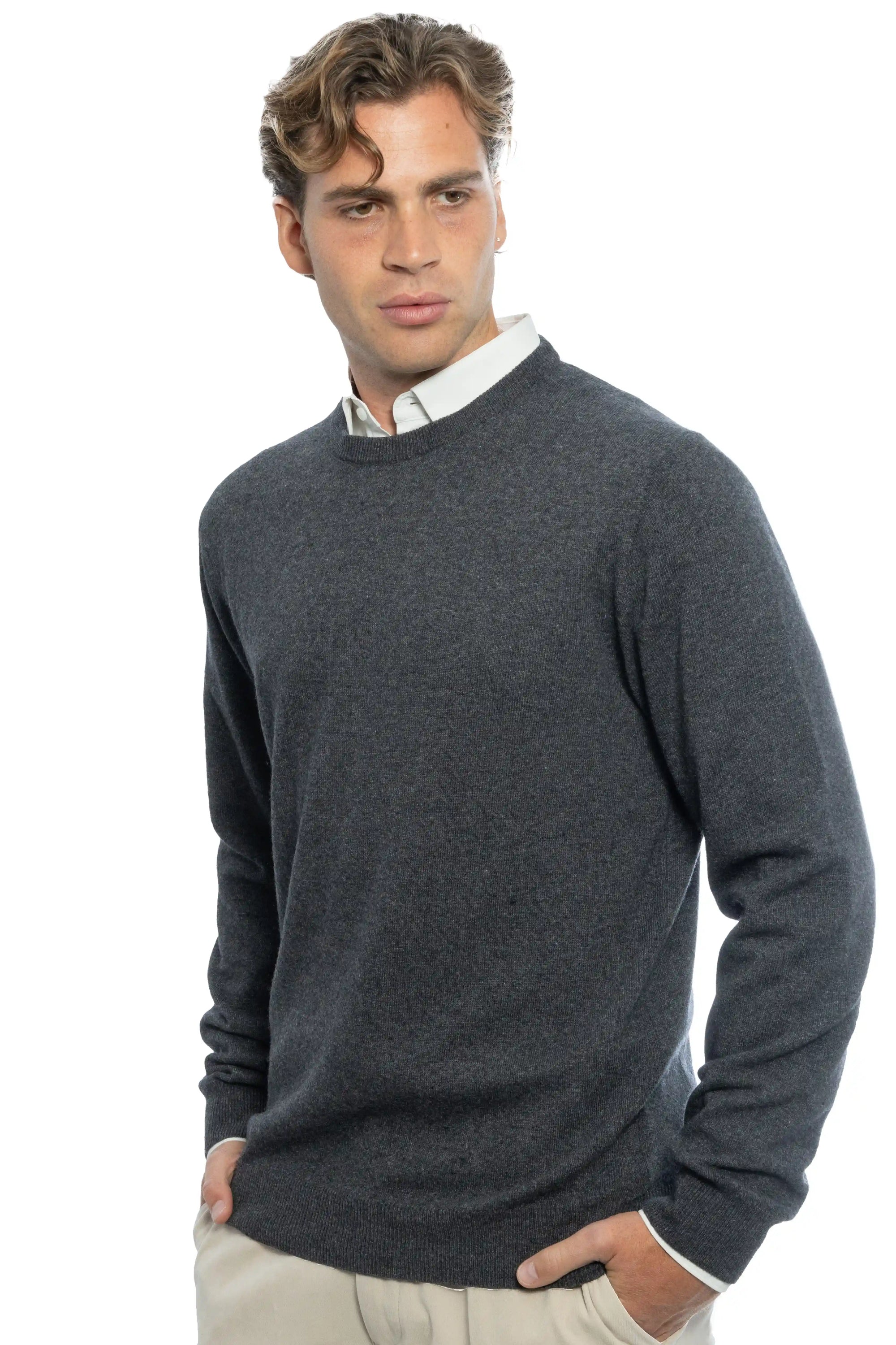 Girocollo in Lana e Cashmere