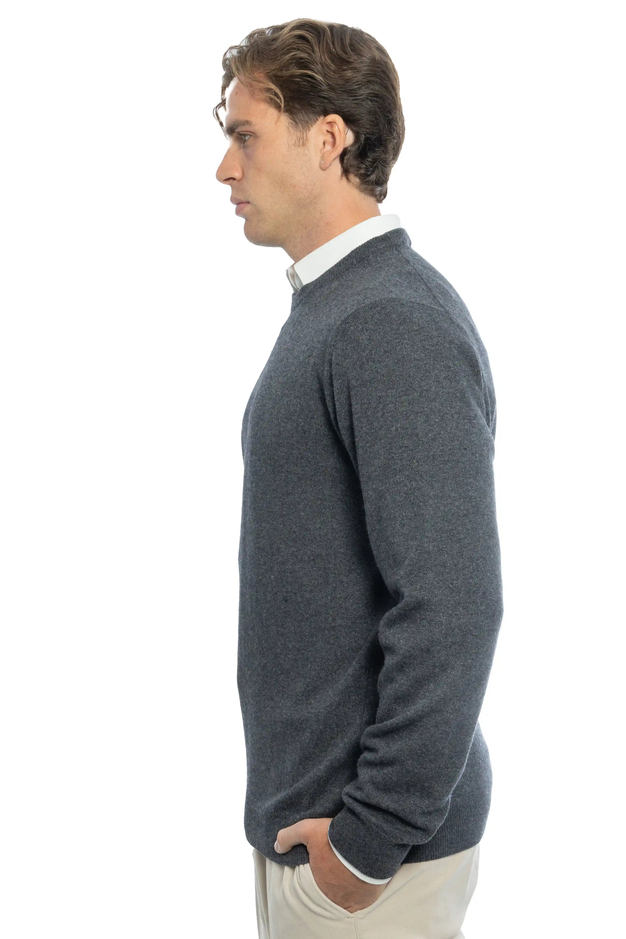 Girocollo in Lana e Cashmere