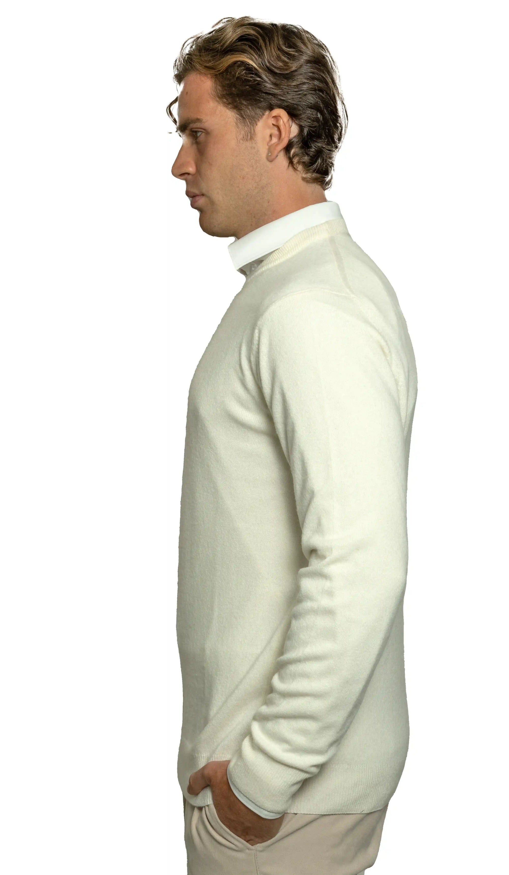 Girocollo in Lana e Cashmere