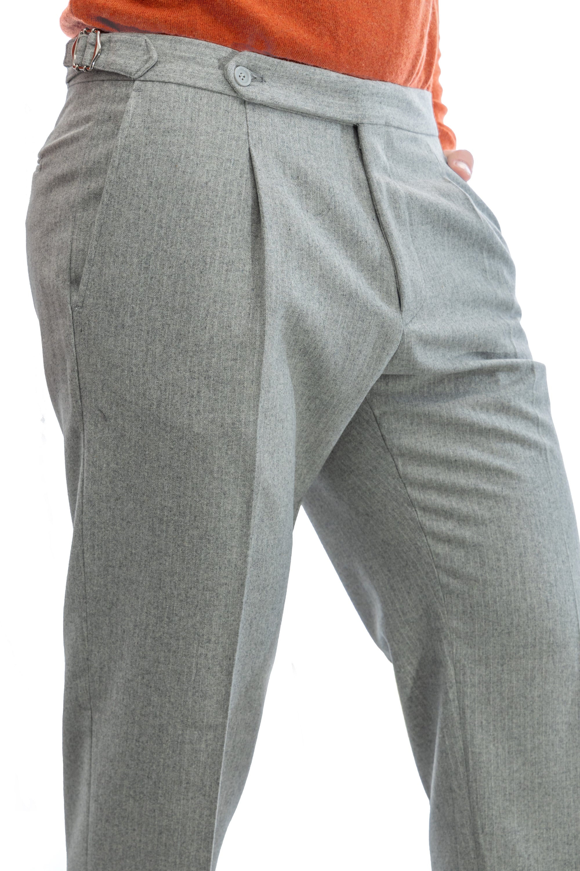 PANTALONE CON FIBIA DI REGOLAZIONE