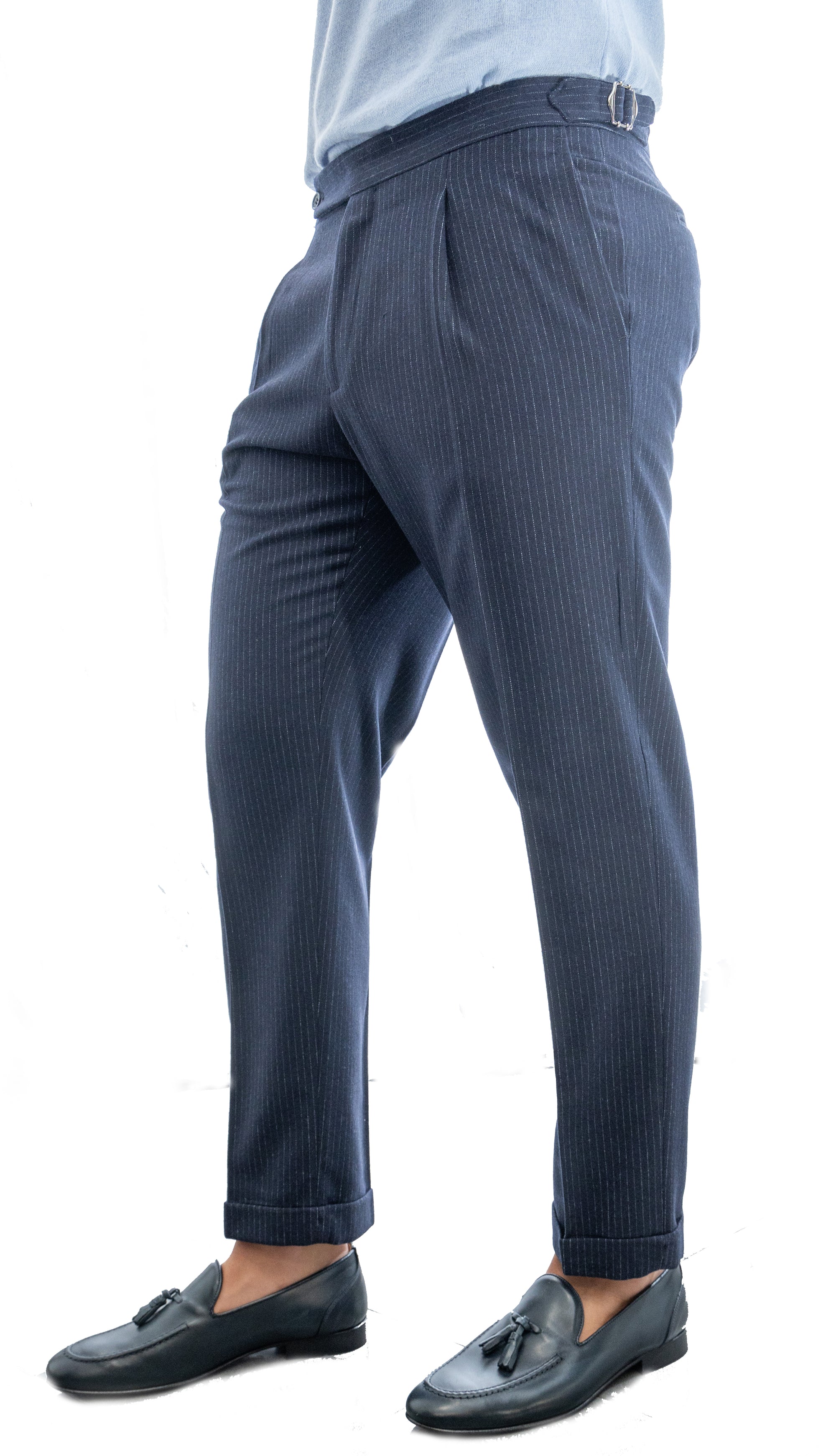 PANTALONE CON FIBIA DI REGOLAZIONE